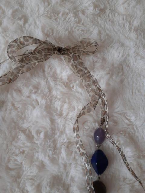 新品■worldcollezione◆定価1050円 大ぶりビーズ レオパード柄リボン ネックレス < 女性アクセサリー/時計  新品■worldcollezione◆定価1050円 大ぶりビーズ レオパード柄リボン ネックレス < 女性アクセサリー/時計の