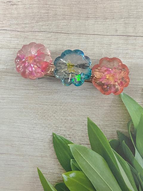 ハンドメイド レジンで作った 和菓子のバレッタ  < 女性ファッション  ハンドメイド レジンで作った 和菓子のバレッタ   < 女性ファッションの