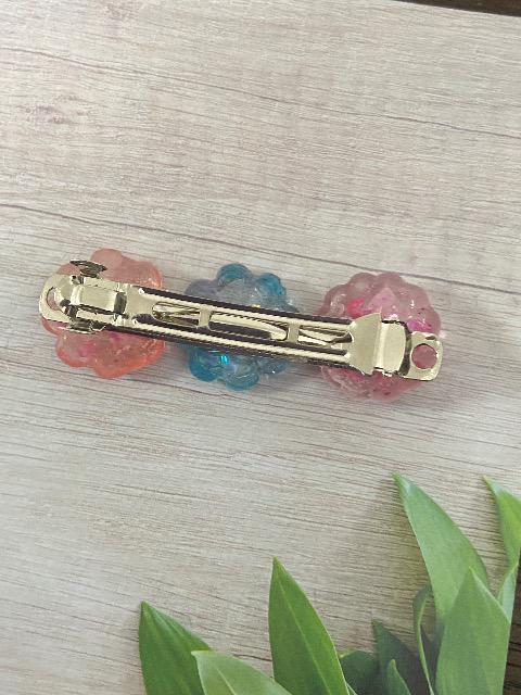 ハンドメイド レジンで作った 和菓子のバレッタ  < 女性ファッション  ハンドメイド レジンで作った 和菓子のバレッタ  < 女性ファッションの