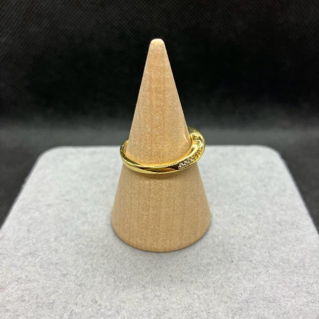 即決 S925 シルバー ゴールドカラー リング 指輪 14号 < 女性アクセサリー/時計  即決 S925 シルバー ゴールドカラー リング 指輪 14号 < 女性アクセサリー/時計の