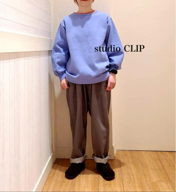 新品 studio CLIP★ クルーネックプルオーバー < 女性ファッション  新品 studio CLIP★ クルーネックプルオーバー < 女性ファッションの