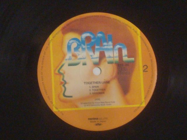 トゥギャザー(TOGETHER) / ジェーン(JANE) 帯付LP < CD/DVD/ビデオ  トゥギャザー(TOGETHER) / ジェーン(JANE) 帯付LP < CD/DVD/ビデオの