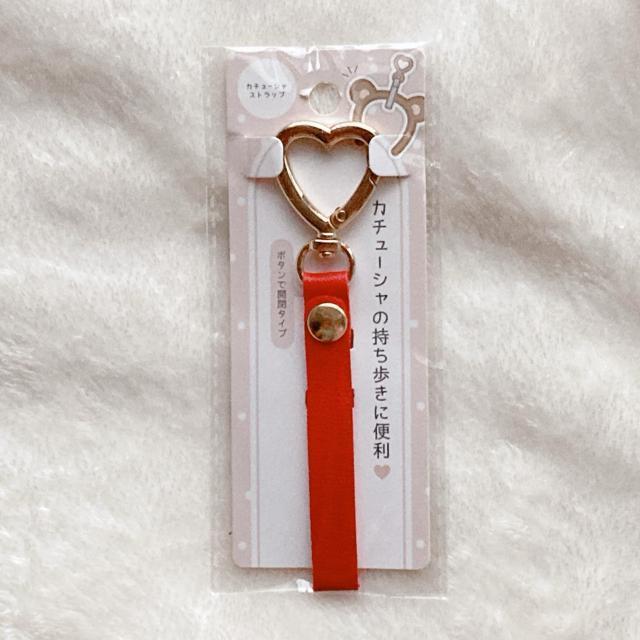 カチューシャ ホルダー ストラップ ハート カラビナ フェイクレザー 赤 N2m < 女性ファッション カチューシャ ホルダー ストラップ ハート カラビナ フェイクレザー 赤 N2m < 女性ファッションの
