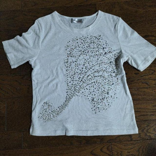 ビーズ スパンコール Мサイズ Tシャツ 半袖 < 女性ファッション ビーズ スパンコール Мサイズ Tシャツ 半袖 < 女性ファッションの