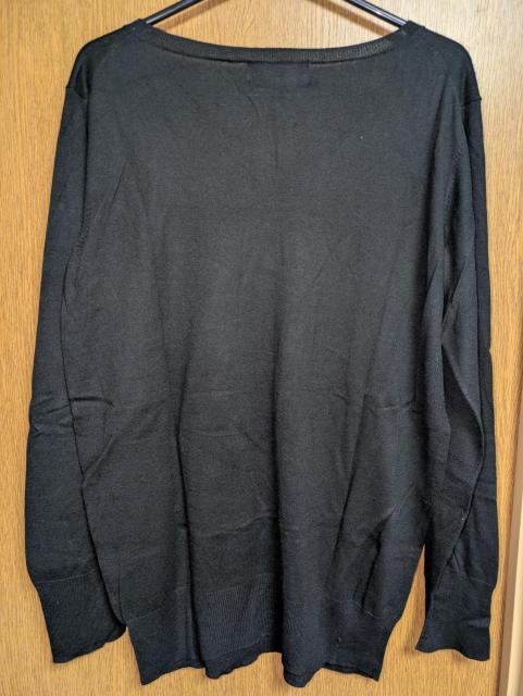 アンタイトル昨季美品黒シルクカシミヤ混長袖Vネックセーター大きいサイズ411号12号ハイゲージニットジャケットインナーニット < ブランド アンタイトル昨季美品黒シルクカシミヤ混長袖Vネックセーター大きいサイズ411号12号ハイゲージニットジャケットインナーニット < ブランドの