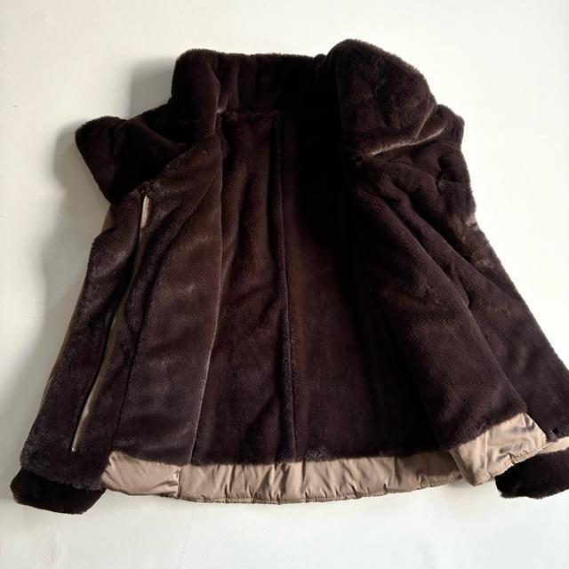 ◆未使用級◆ルイルエブティック◆ファージャケット◆ブルゾン◆モカベージュ◆S < 女性ファッション ◆未使用級◆ルイルエブティック◆ファージャケット◆ブルゾン◆モカベージュ◆S < 女性ファッションの