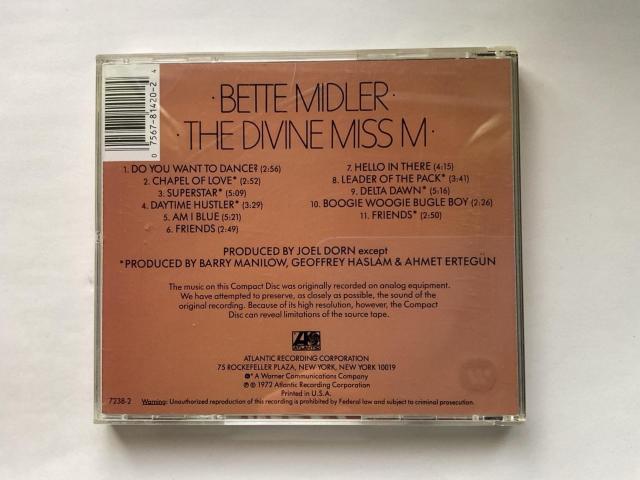 Bette Midler (�x�b�g�E�~�h���[) - The Divine Miss M CD�A���o�� �� CD/DVD/�r�f�I�� 
