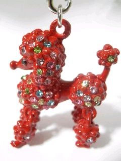 激カワ♪キラキララインストーン付 足が動く 犬トイプードル 携帯ストラップ < 家電/AV 激カワ♪キラキララインストーン付 足が動く 犬トイプードル 携帯ストラップ < 家電/AVの