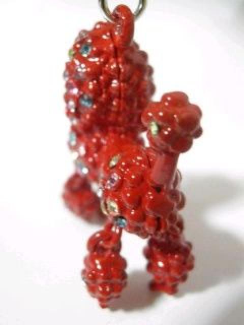 激カワ♪キラキララインストーン付 足が動く 犬トイプードル 携帯ストラップ < 家電/AV 激カワ♪キラキララインストーン付 足が動く 犬トイプードル 携帯ストラップ < 家電/AVの