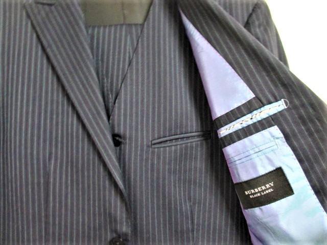 ★バーバリーブラックレーベル 3ピース セットアップ スーツ/メンズ/S(36) < ブランド  ★バーバリーブラックレーベル 3ピース セットアップ スーツ/メンズ/S(36) < ブランドの
