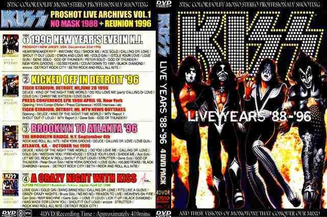 Kiss Live Years 1988-1996 W听IivۑŁILbXCDVDI 