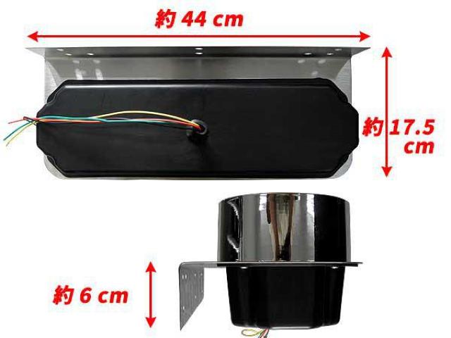 3連 LED トラックテールランプ 左右2個セット ロケットテール < 自動車/バイク 3連 LED トラックテールランプ 左右2個セット ロケットテール < 自動車/バイク
