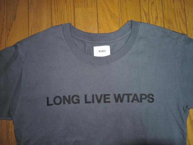 WTAPS �_�u���^�b�v�X T�V���c 00 XS ���S LOGO ���b�Z�[�WTEE LONG LIVE WTAPS �� �u�����h�� 