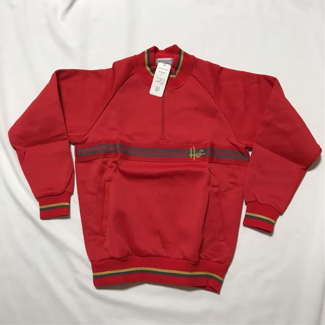 レトロ ジャージ 体操着 レッド ゴールド 体操服 運動着 上着 Mサイズ < 女性ファッション  レトロ ジャージ 体操着 レッド ゴールド 体操服 運動着 上着 Mサイズ < 女性ファッションの