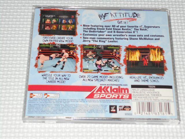 DC★WWF ATTITUDE 海外版 北米版ドリームキャスト < ゲーム本体/ソフト  DC★WWF ATTITUDE 海外版 北米版ドリームキャスト < ゲーム本体/ソフトの