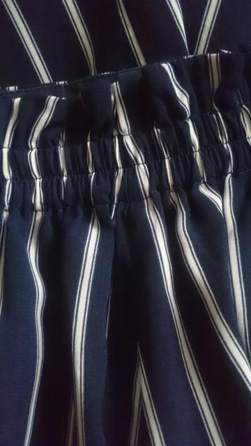 CECIL McBEE セシルマクビー☆フレアワイドパンツ★ストライプ☆ < ブランド  CECIL McBEE セシルマクビー☆フレアワイドパンツ★ストライプ☆ < ブランドの