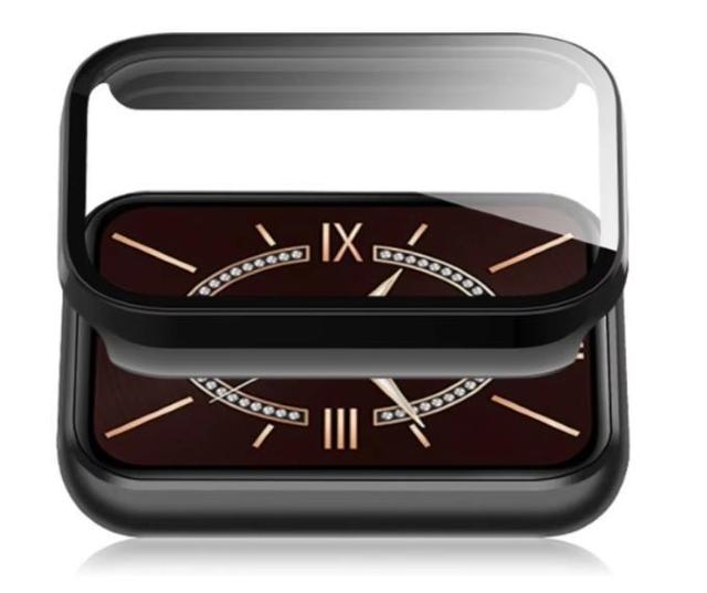 Xiaomi Smart Band 9 Pro �K���X �ی� �P�[�X �u���b�N �h�� �J�o�[ �n�[�h�P�[�X �V���I�~ 9pro �� �Ɠd/AV�� 