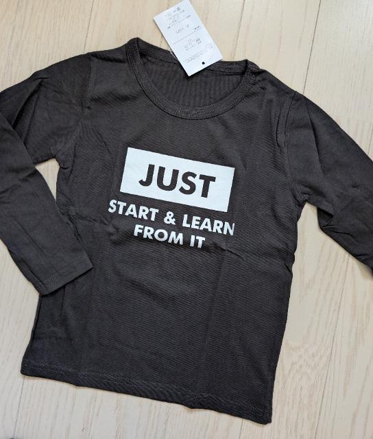 120★綿100%長袖Tシャツ★ロンT★新品★送料無料 < キッズ/ベビー  120★綿100%長袖Tシャツ★ロンT★新品★送料無料 < キッズ/ベビーの