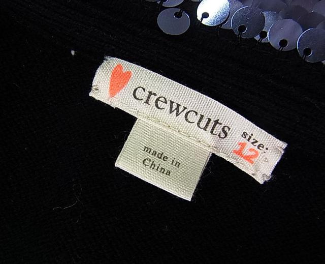 500~X^KJ.Crew@crewcuts@N[Jbc XpR[݁@gbvX@12TCY@q @