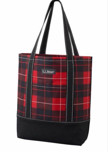 GLOW�G���t�^���G���G���r�[�� L.L.Bean���`�F�b�N�� �g�[�g�o�b�O 