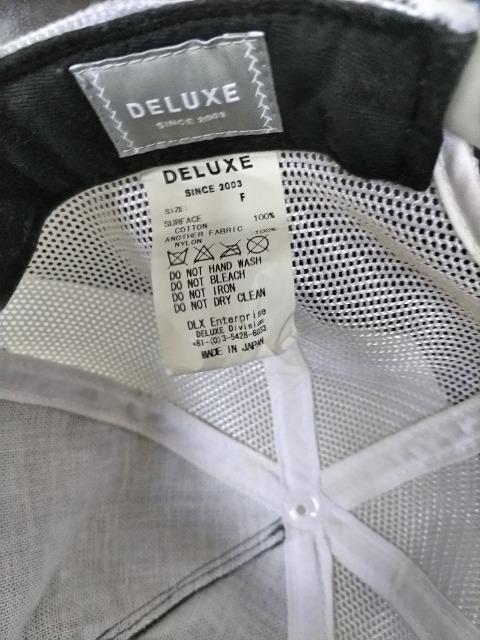 夏季用 DELUXE メッシュキャップ 未使用近い 日本製 < 男性ファッション  夏季用 DELUXE メッシュキャップ 未使用近い 日本製 < 男性ファッションの