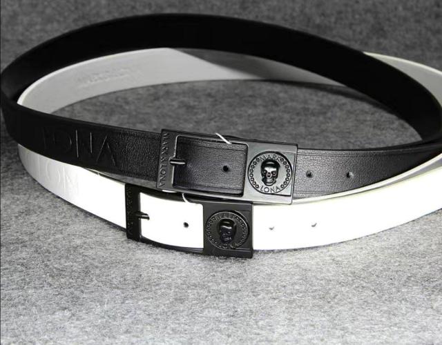 マークアンドロナ ゴルフ 牛革ベルト男女兼用 白 < 男性ファッション  マークアンドロナ ゴルフ 牛革ベルト男女兼用 白 < 男性ファッションの