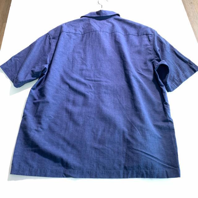 avv XL ネイビー 半袖シャツ パンツセット 麻混合 セットアップ 部屋着 上下セット パジャマ ルームウェア < 男性ファッション avv XL ネイビー 半袖シャツ パンツセット 麻混合 セットアップ 部屋着 上下セット パジャマ ルームウェア < 男性ファッションの