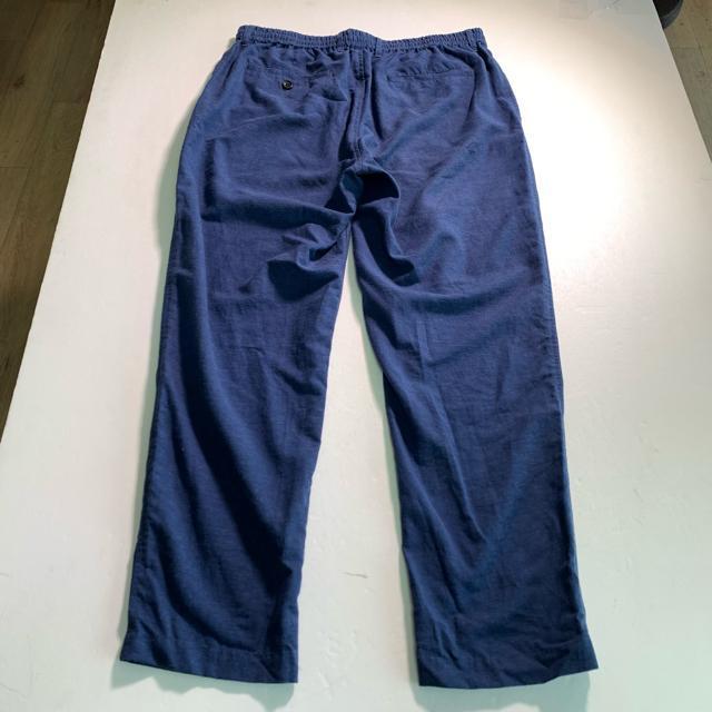 avv XL ネイビー 半袖シャツ パンツセット 麻混合 セットアップ 部屋着 上下セット パジャマ ルームウェア < 男性ファッション avv XL ネイビー 半袖シャツ パンツセット 麻混合 セットアップ 部屋着 上下セット パジャマ ルームウェア < 男性ファッションの