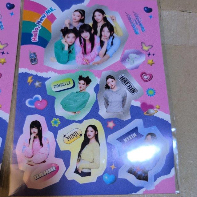 new jeans ニュージーンズ ステッカー シール 5枚 < タレントグッズ new jeans ニュージーンズ ステッカー シール 5枚 < タレントグッズの