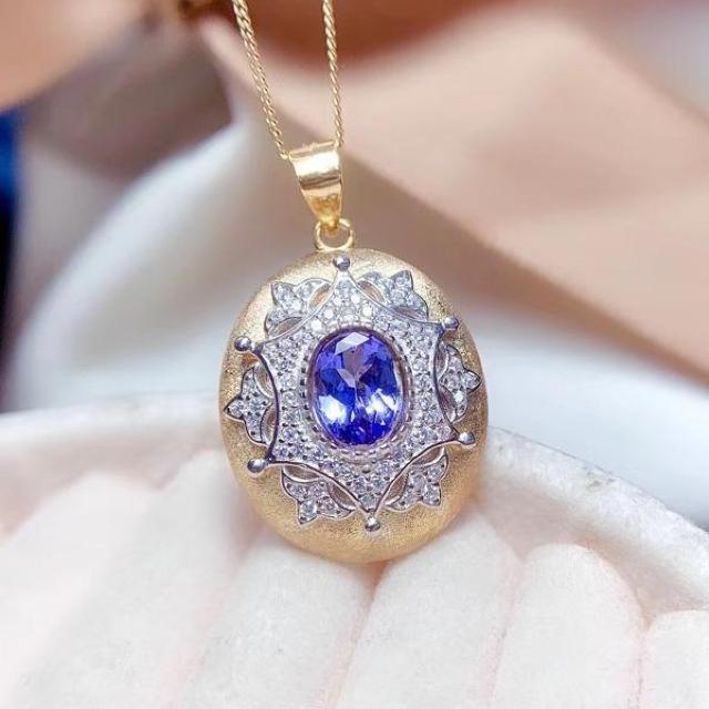 女性のための天然タンザナイト ペンダント 高級 ナチュラル アクセサリー S0_8206 < 女性アクセサリー/時計 女性のための天然タンザナイト ペンダント 高級 ナチュラル アクセサリー S0_8206 < 女性アクセサリー/時計の