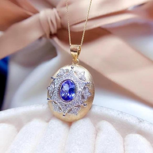 女性のための天然タンザナイト ペンダント 高級 ナチュラル アクセサリー S0_8206 < 女性アクセサリー/時計 女性のための天然タンザナイト ペンダント 高級 ナチュラル アクセサリー S0_8206 < 女性アクセサリー/時計の