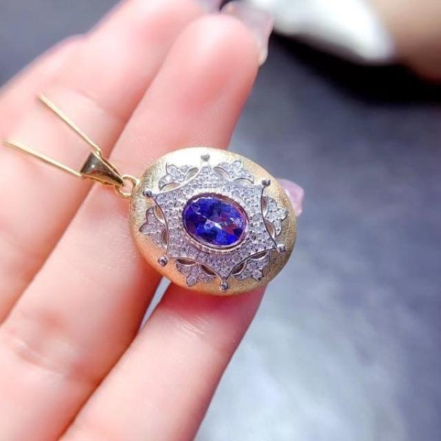 女性のための天然タンザナイト ペンダント 高級 ナチュラル アクセサリー S0_8206 < 女性アクセサリー/時計 女性のための天然タンザナイト ペンダント 高級 ナチュラル アクセサリー S0_8206 < 女性アクセサリー/時計の