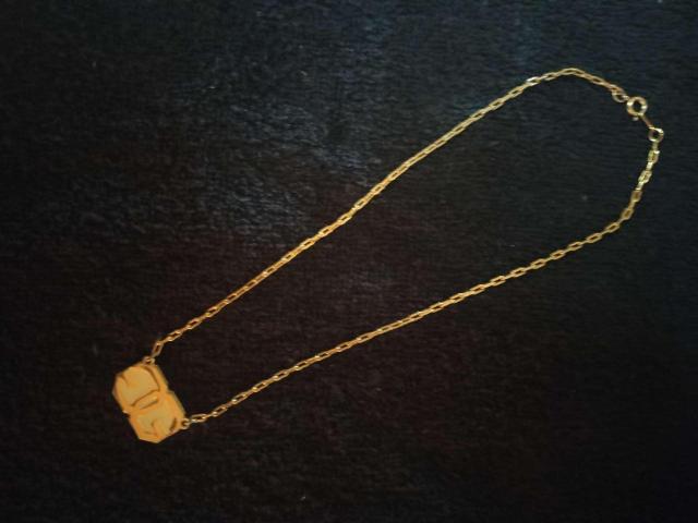 GIVENCHY ゴールドカラー ロゴ ネックレス ヴィンテージ アクセサリー < ブランド GIVENCHY ゴールドカラー ロゴ ネックレス ヴィンテージ アクセサリー < ブランドの