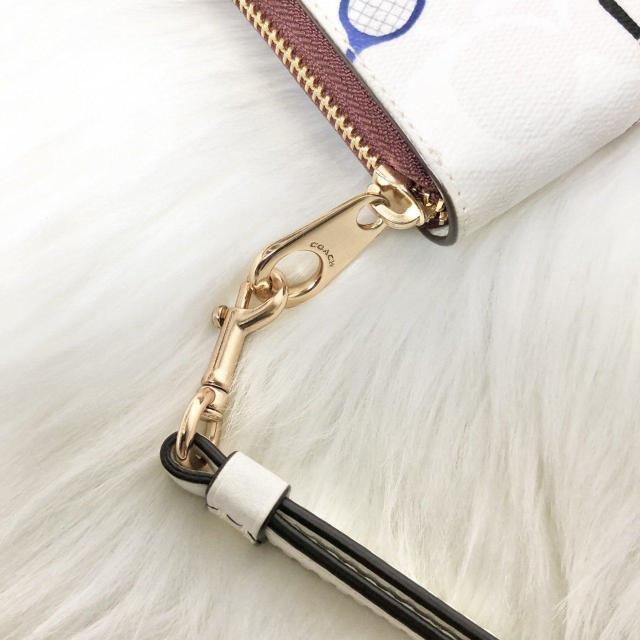 【未使用級】COACH コーチ 長財布 シグネチャー ラケット プリント ジップ アラウンド ウォレット < ブランド 【未使用級】COACH コーチ 長財布 シグネチャー ラケット プリント ジップ アラウンド ウォレット < ブランドの