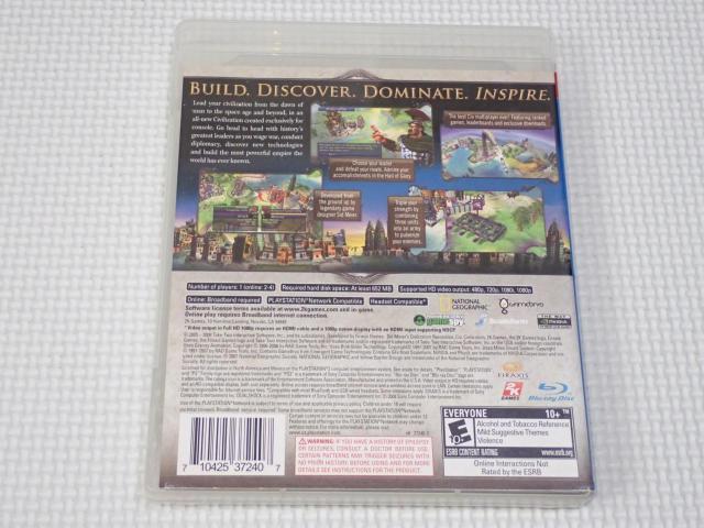 PS3★SID MEIER'S CIVILIZATION REVOLUTION 海外版 北米版 < ゲーム本体/ソフト PS3★SID MEIER'S CIVILIZATION REVOLUTION 海外版 北米版 < ゲーム本体/ソフトの