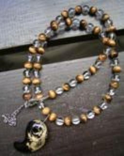 ☆即決☆龍彫オニキスxタイガーアイx水晶ネックレス < 女性アクセサリー/時計 ☆即決☆龍彫オニキスxタイガーアイx水晶ネックレス < 女性アクセサリー/時計の