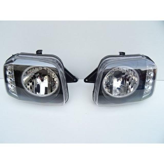 スズキ ジムニー JB23 LEDイカリングヘッドライト インナーブラック  LEDウインカー < 自動車/バイク スズキ ジムニー JB23 LEDイカリングヘッドライト インナーブラック  LEDウインカー < 自動車/バイク