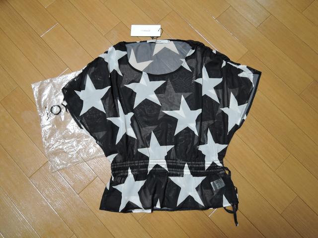 新品JOYRICHジョイリッチ星柄カットソーXS黒キャミトップス < ブランド 新品JOYRICHジョイリッチ星柄カットソーXS黒キャミトップス < ブランドの