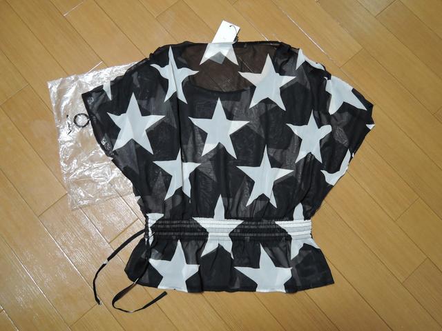 新品JOYRICHジョイリッチ星柄カットソーXS黒キャミトップス < ブランド 新品JOYRICHジョイリッチ星柄カットソーXS黒キャミトップス < ブランドの