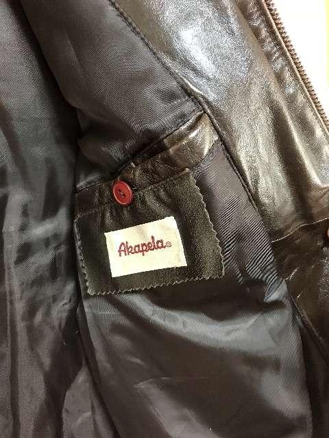 Akapelaレザージャケット < 男性ファッション  Akapelaレザージャケット < 男性ファッションの