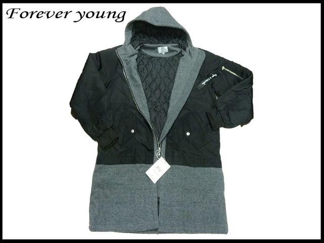 新 Forever young のフード付ロングジャケット XL < 男性ファッション  新 Forever young のフード付ロングジャケット XL  < 男性ファッションの