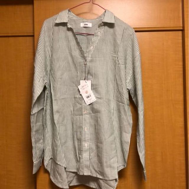 ロデオ★バックロゴ ストライプ ビッグ シャツ 2 < ブランド  ロデオ★バックロゴ ストライプ ビッグ シャツ 2 < ブランドの