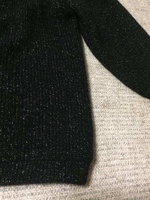 613.ラメニットジャケット☆黒地シルバーラメ☆X L程度 < 女性ファッション  613.ラメニットジャケット☆黒地シルバーラメ☆X L程度 < 女性ファッションの