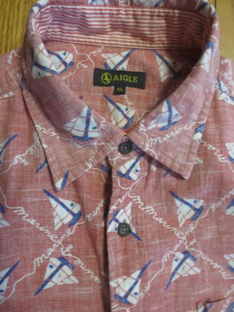 AIGLE  エーグル 綿 半袖 シャツ XL ヤマトインターナショナル < ブランド  AIGLE  エーグル 綿 半袖 シャツ XL ヤマトインターナショナル < ブランドの