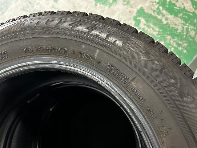 0182654)激安国産中古スタッドレスタイヤブリヂストンブリザックVRX4本コンパクトカーサイズ185/65R15送料無料 < 自動車/バイク 0182654)激安国産中古スタッドレスタイヤブリヂストンブリザックVRX4本コンパクトカーサイズ185/65R15送料無料 < 自動車/バイク