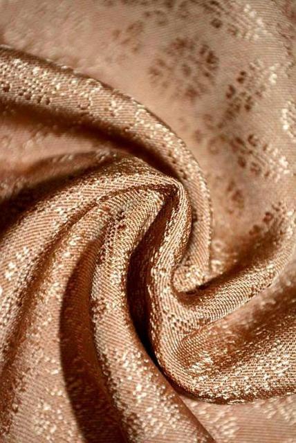 【最高峰】新品同様 ときがら茶色 飾花地紋 1つ紋 色無地 身丈161.5cm 裄丈64.5cm T3459 < 女性ファッション  【最高峰】新品同様 ときがら茶色 飾花地紋 1つ紋 色無地 身丈161.5cm 裄丈64.5cm T3459 < 女性ファッションの