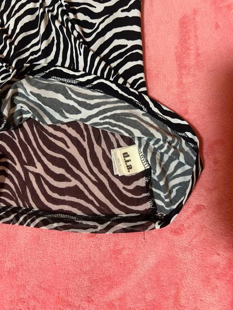 d.i.a. ゼブラ柄ベアトップ チェーン付きBOXタイプスカパンのセットアップ < ブランド  d.i.a. ゼブラ柄ベアトップ チェーン付きBOXタイプスカパンのセットアップ < ブランドの