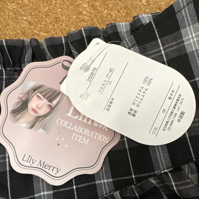 新品未使用タグ付きLLサイズ フレアスカート  ミニ LilyMerry チェック柄 < 女性ファッション  新品未使用タグ付きLLサイズ フレアスカート  ミニ LilyMerry チェック柄 < 女性ファッションの