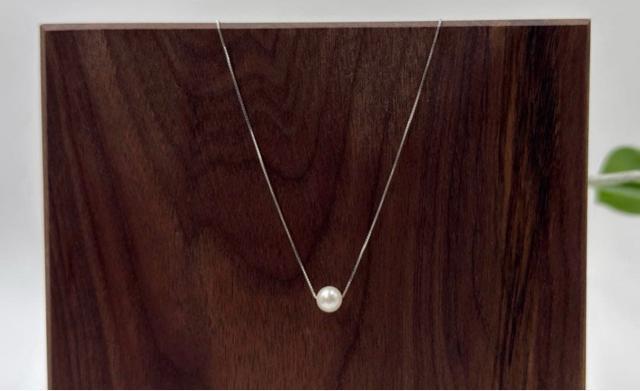 �V�R�W���^�� �~ 925�V���o�[ �l�b�N���X�@�^��7mm �� �����A�N�Z�T���[/���v�� 