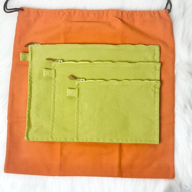 �y���g�p�i�zHERMES �G�����X �{���{�� �|�[�` �N���b�`�o�b�O 3�_�Z�b�g �ۑ��ܕt  �� �u�����h�� 